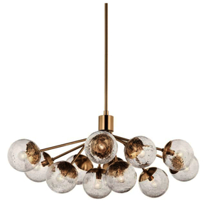 KK52703CPZ Silvarious Large Foyer Chandelier Chandelier - Champagne Bronze