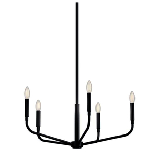 KK52717BK Madden Mid Sized Chandelier Chandelier - Black