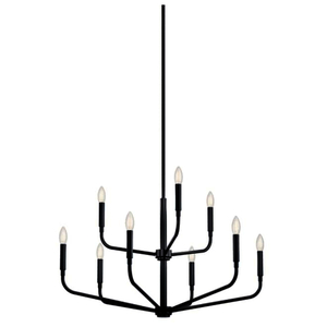 KK52720BK Madden Mid Sized Chandelier Chandelier - Black