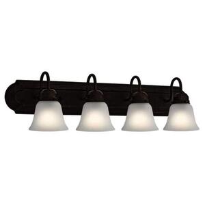 KK5338TZS Bath Bar 4 or More Bulb Bathroom Lighting - Tannery Bronze