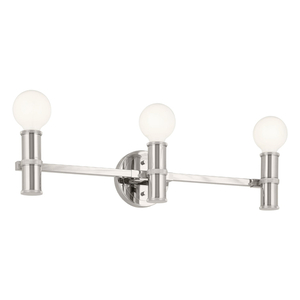 KK55157PN Torche 3 Bulb Bathroom Lighting - Polished Nickel