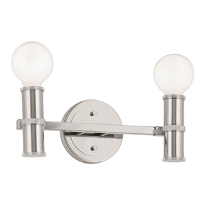 KK55158PN Torche 2 Bulb Bathroom Lighting - Polished Nickel