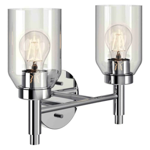 KK55184CH Madden 2 Bulb Bathroom Lighting - Chrome