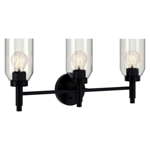 KK55185BK Madden 3 Bulb Bathroom Lighting - Black