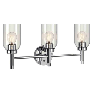 KK55185CH Madden 3 Bulb Bathroom Lighting - Chrome