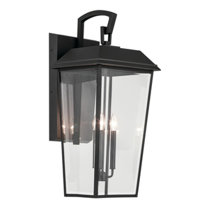 KK59121BKT Mathus Entrance Outdoor Wall Light - Textured Black