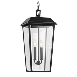 KK59122BKT Mathus Hanging Hanging Lantern - Textured Black