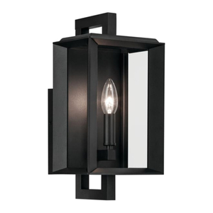 KK59131BKT Kroft Entrance Outdoor Wall Light - Textured Black