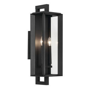 KK59133BKT Kroft Entrance Outdoor Wall Light - Textured Black