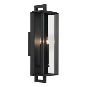 KK59134BKT Kroft Entrance Outdoor Wall Light - Textured Black