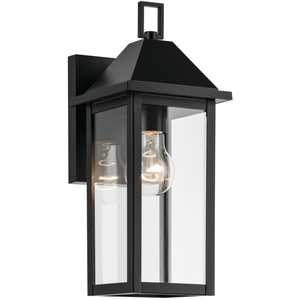 KK59157BK Prin Entrance Outdoor Wall Light - Black