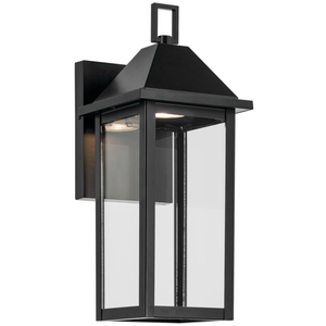 KK59157BKDS Prin Entrance Outdoor Wall Light - Black