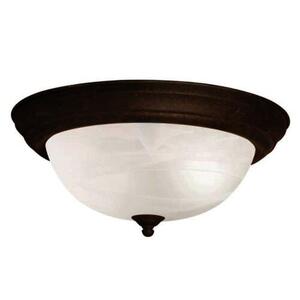 KK8109TZ Classic Flush Flush Mount Ceiling Light - Tannery Bronze