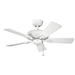 Kichler KK310144MWH Matte White Medium (42'' to 51'') Ceiling  Fan