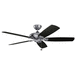 Kichler KK310150WSP Weathered Steel Powder Coat Oversize Fan (60'' and Larger)