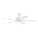 Kichler KK330100WH White Medium (42'' to 51'') Ceiling  Fan