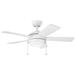 Kichler KK330171MWH Matte White Medium (42'' to 51'') Ceiling  Fan