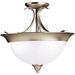 Kichler KK3623NI Brushed Nickel Semi Flush Mount Ceiling Light