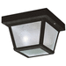 Kichler KK365BK Painted Black Outdoor Ceiling Mounted Light