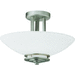 Kichler KK3674NI Brushed Nickel Semi Flush Mount Ceiling Light