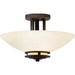 Kichler KK3674OZ Olde Bronze Semi Flush Mount Ceiling Light