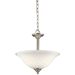 Kichler KK3694NIWL16 Brushed Nickel Up Light Pendant