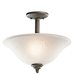 Kichler KK3694OZ Olde Bronze Semi Flush Mount Ceiling Light