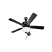 Kichler KK403SBK Satin Black Large Room Fan (52'' to 59'')