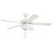 Kichler KK403SNW Satin Natural White Large Room Fan (52'' to 59'')