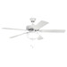 Kichler KK403WH White Large Room Fan (52'' to 59'')