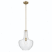 Kichler KK42046NBRCS Natural Brass Entrance / Foyer Pendant