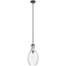 Kichler KK42047BK Black Mini Pendant