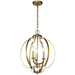 Kichler KK42140NBR Natural Brass Entrance / Foyer Pendant