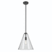 Kichler KK42200BK Black Down Light Pendant