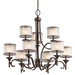 Kichler KK42382MIZ Mission Bronze Mid Sized Chandelier