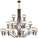 Kichler KK42396MIZ Mission Bronze Large Foyer Chandelier