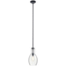 Kichler KK42456BK Black Mini Pendant