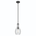 Kichler KK42456BKCS Black Mini Pendant