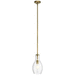 Kichler KK42456NBR Natural Brass Mini Pendant