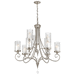 Kichler KK42863CLP Classic Pewter Large Foyer Chandelier