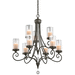 Kichler KK42863SWZ Shadow Bronze Large Foyer Chandelier