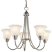 Kichler KK42884NI Brushed Nickel Mid Sized Chandelier