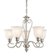 Kichler KK42906NI Brushed Nickel Mini Chandelier