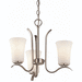 Kichler KK43073NIL18 Brushed Nickel Mid Sized Chandelier