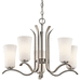 Kichler KK43074NI Brushed Nickel Mid Sized Chandelier