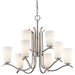 Kichler KK43075NI Brushed Nickel Mid Sized Chandelier