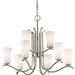 Kichler KK43075NIL16 Brushed Nickel Mid Sized Chandelier