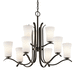 Kichler KK43075OZ Olde Bronze Mid Sized Chandelier