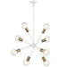 Kichler KK43118WH White Mid Sized Chandelier