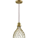 Kichler KK43127NBR Natural Brass Mini Pendant